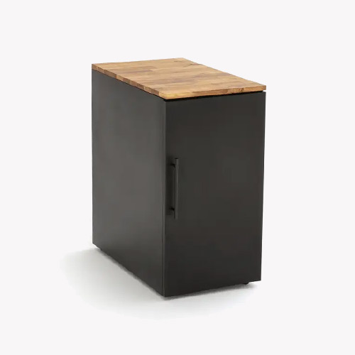 [FURN_8900] Cajón negro con gabetas